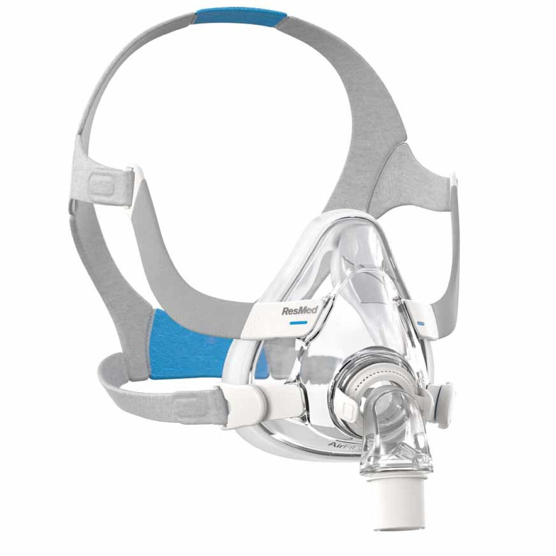 F20ara1.jpg ResMed AirFit F20 CPAP BPAP Silikon Tam Yüz Ağız Burun Maskesi - Büyük Boy / Large - Görsel 1